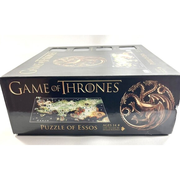 HBO Game of Thrones: 3D Map Westeros Puzzle 1350+ Pieces Open Box Complete - Picture 13 of 15